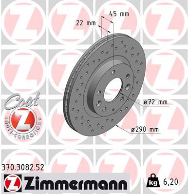 ZIMMERMANN 370.3082.52 EAN: 4250238782384.