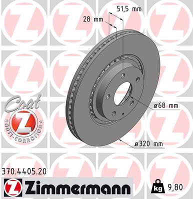 ZIMMERMANN 370.4405.20 EAN: 4250238781264.