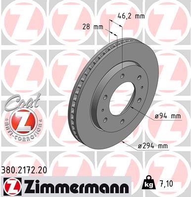 ZIMMERMANN 380.2172.20 EAN: 4250238757269.