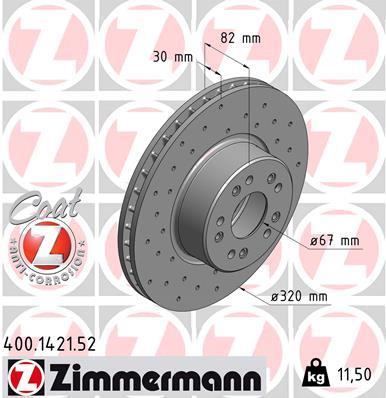 ZIMMERMANN 400.1421.52 EAN: 4250238752790.