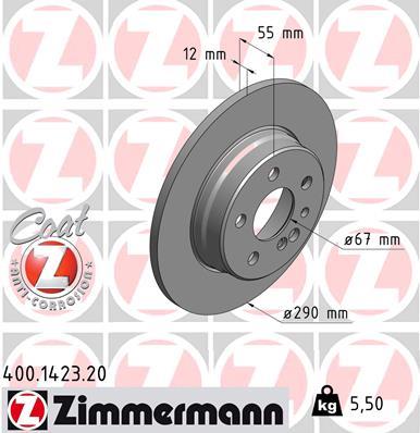 ZIMMERMANN 400.1423.20 EAN: 4250238766018.
