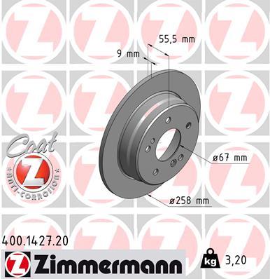ZIMMERMANN 400.1427.20 EAN: 4250238718949.