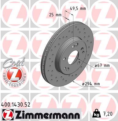 ZIMMERMANN 400.1430.52 EAN: 4250238752028.
