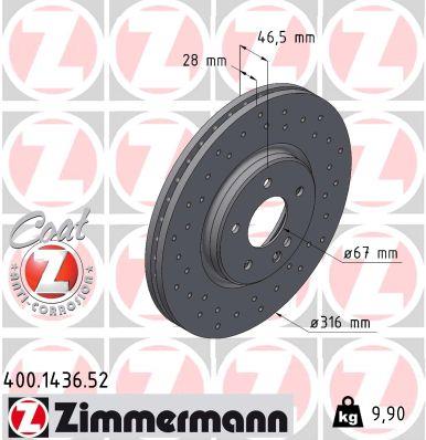 ZIMMERMANN 400.1436.52 EAN: 4250238752103.
