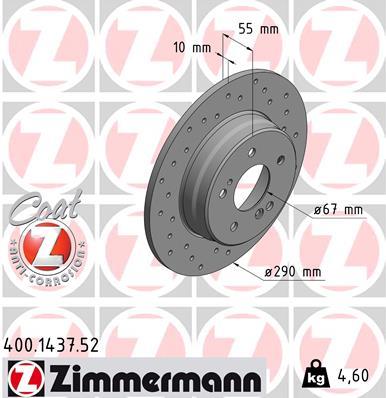 ZIMMERMANN 400.1437.52 EAN: 4250238745808.