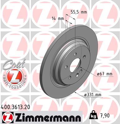 ZIMMERMANN 400.3613.20 EAN: 4250238719182.