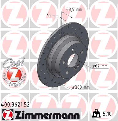ZIMMERMANN 400.3621.52 EAN: 4250238790402.