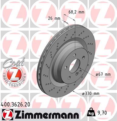 ZIMMERMANN 400.3626.20 EAN: 4250238756231.