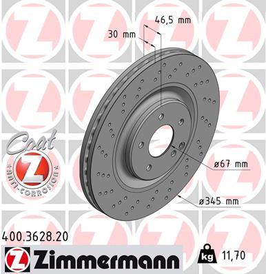 ZIMMERMANN 400.3628.20 EAN: 4250238745013.