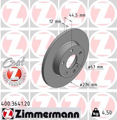 ZIMMERMANN 400.3641.20 EAN: 4250238719243.