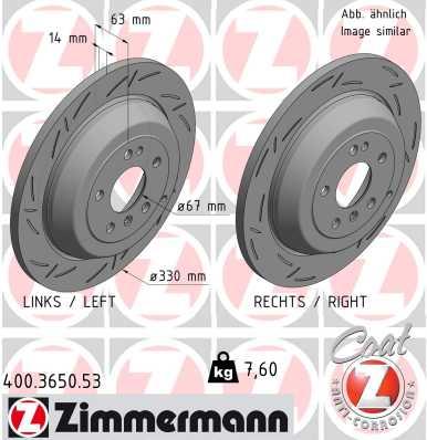 ZIMMERMANN 400.3650.53 EAN: 4250238777892.