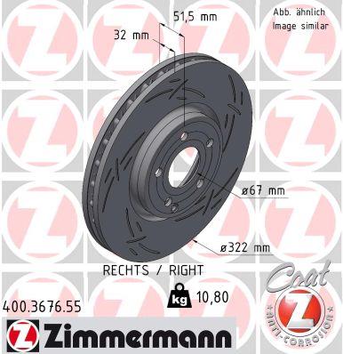 ZIMMERMANN 400.3676.55 EAN: 4250238790723.