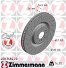 ZIMMERMANN 400.3684.20 - Brzdový kotúč (ø 375 mm)