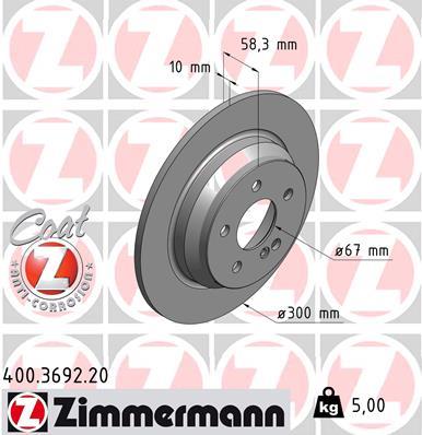 ZIMMERMANN 400.3692.20 EAN: 4250238756316.