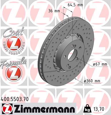 ZIMMERMANN 400.5503.70 EAN: 4250238760993.