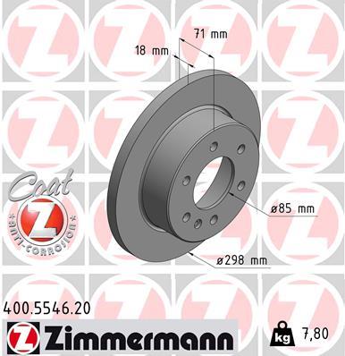 ZIMMERMANN 400.5546.20 EAN: 4250238781110.