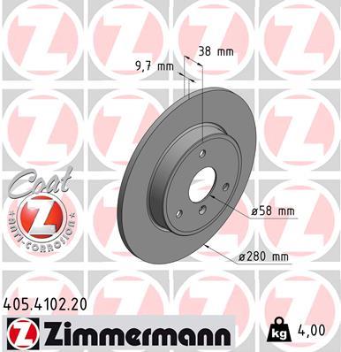 ZIMMERMANN 405.4102.20 EAN: 4250238745099.