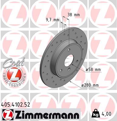ZIMMERMANN 405.4102.52 EAN: 4250238780281.
