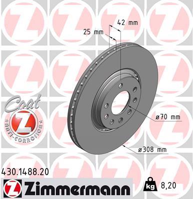 ZIMMERMANN 430.1488.20 EAN: 4250238719502.