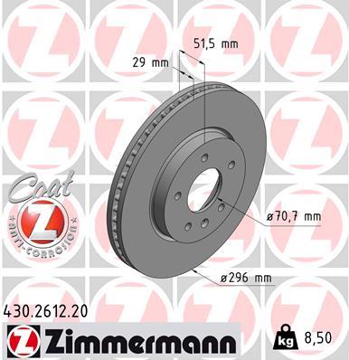 ZIMMERMANN 430.2612.20 EAN: 4250238742425.