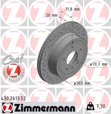 ZIMMERMANN 430.2613.52 EAN: 4250238747383.