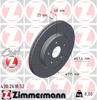 ZIMMERMANN 430.2618.52 EAN: 4250238747260.