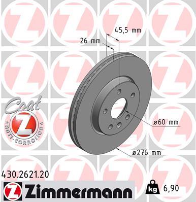 ZIMMERMANN 430.2621.20 EAN: 4250238746942.