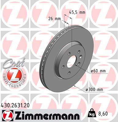 ZIMMERMANN 430.2631.20 EAN: 4250238756354.