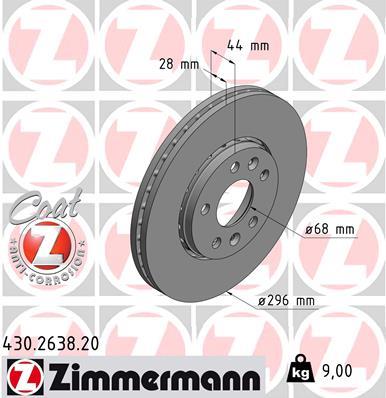 ZIMMERMANN 430.2638.20 EAN: 4250238766698.