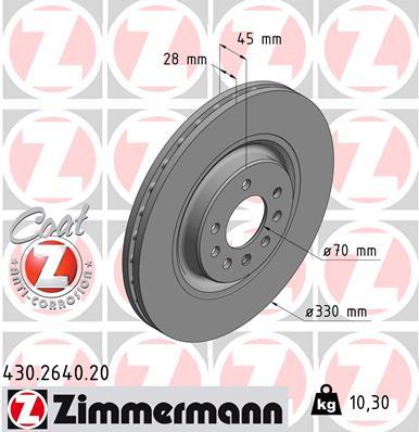 ZIMMERMANN 430.2640.20 EAN: 4250238766681.
