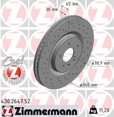 ZIMMERMANN 430.2647.52 EAN: 4250238778509.
