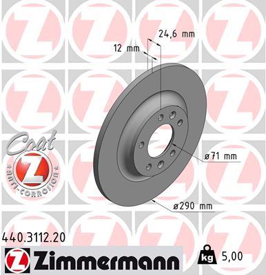 ZIMMERMANN 440.3112.20 EAN: 4250238762188.