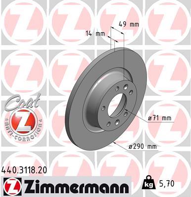 ZIMMERMANN 440.3118.20 EAN: 4250238762492.