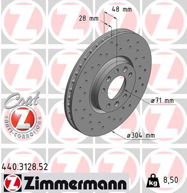 ZIMMERMANN 440.3128.52 EAN: 4250238780861.