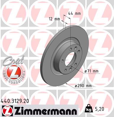 ZIMMERMANN 440.3129.20 EAN: 4250238760085.