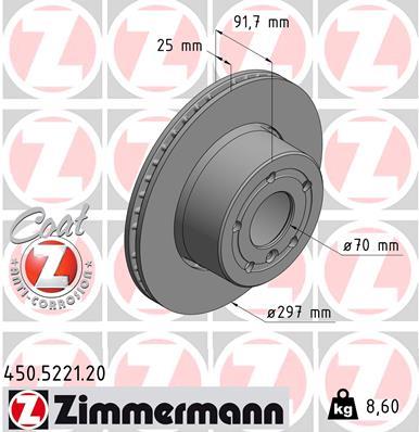 ZIMMERMANN 450.5221.20 EAN: 4250238778615.
