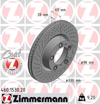 ZIMMERMANN 460.1530.20 EAN: 4250238760740.
