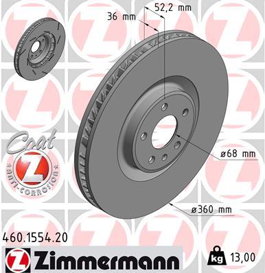 ZIMMERMANN 460.1554.20 EAN: 4250238766124.