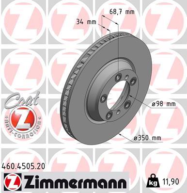 ZIMMERMANN 460.4505.20 EAN: 4250238776475.