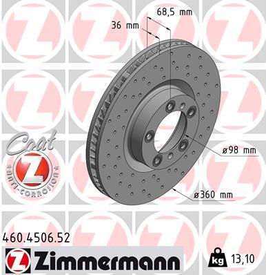 ZIMMERMANN 460.4506.52 EAN: 4250238776796.