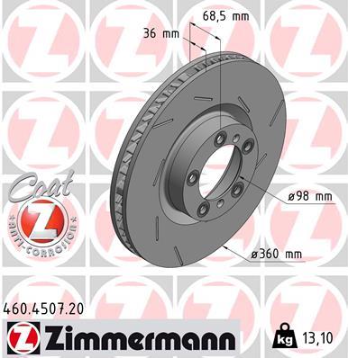 ZIMMERMANN 460.4507.20 EAN: 4250238776499.