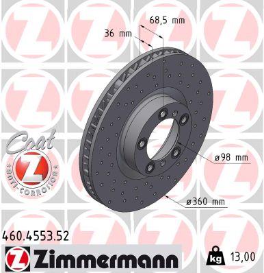 ZIMMERMANN 460.4553.52 EAN: 4250238787952.