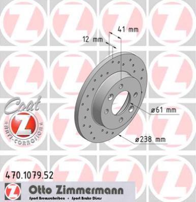 ZIMMERMANN 470.1079.52 EAN: 4250238751564.