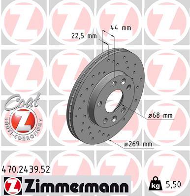 ZIMMERMANN 470.2439.52 EAN: 4250238758563.