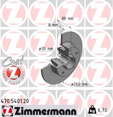 ZIMMERMANN 470.5401.20 EAN: 4250238792178.
