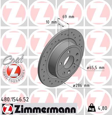 ZIMMERMANN 480.1546.52 EAN: 4250238760979.