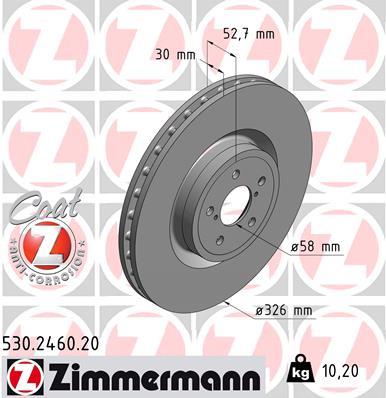 ZIMMERMANN 530.2460.20 EAN: 4250238750994.