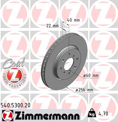 ZIMMERMANN 540.5300.20 EAN: 4250238756408.