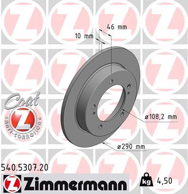 ZIMMERMANN 540.5307.20 EAN: 4250238760801.