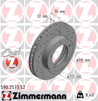 ZIMMERMANN 590.2573.52 EAN: 4250238751526.